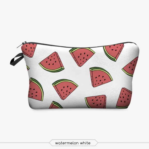 Sexy Red Lips Pattern Printed Cosmetic Bag Lady Fashion organizer bag Pouch For Trip Hot Sale Makeup Bag for Women