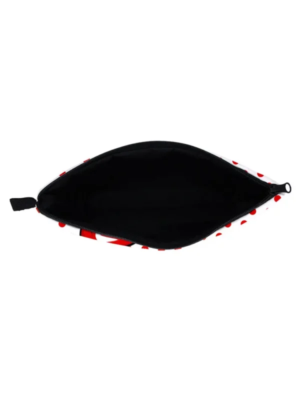 Sexy Red Lips Pattern Printed Cosmetic Bag Lady Fashion organizer bag Pouch For Trip Hot Sale Makeup Bag for Women