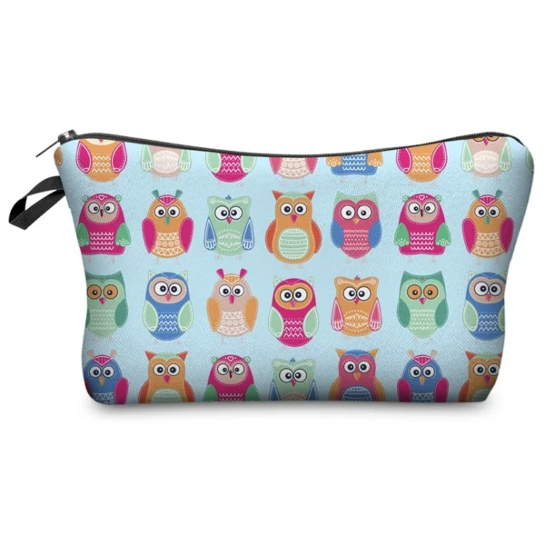 Sexy Red Lips Pattern Printed Cosmetic Bag Lady Fashion organizer bag Pouch For Trip Hot Sale Makeup Bag for Women