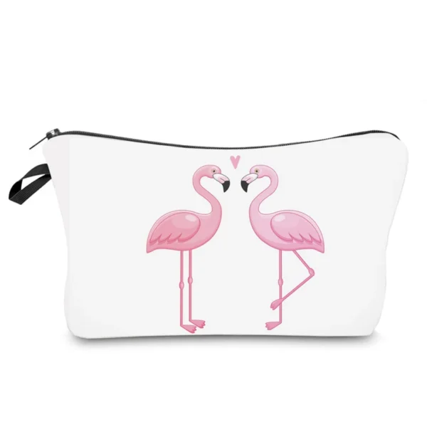 Sexy Red Lips Pattern Printed Cosmetic Bag Lady Fashion organizer bag Pouch For Trip Hot Sale Makeup Bag for Women