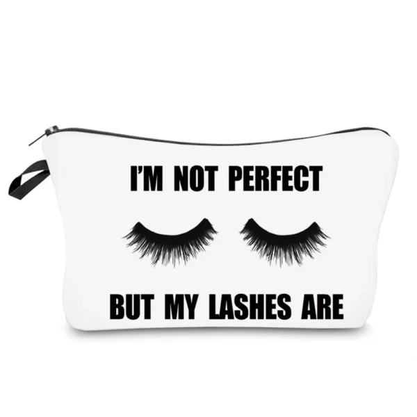 Sexy Red Lips Pattern Printed Cosmetic Bag Lady Fashion organizer bag Pouch For Trip Hot Sale Makeup Bag for Women