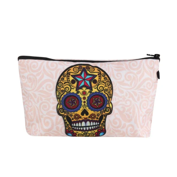 Sexy Red Lips Pattern Printed Cosmetic Bag Lady Fashion organizer bag Pouch For Trip Hot Sale Makeup Bag for Women