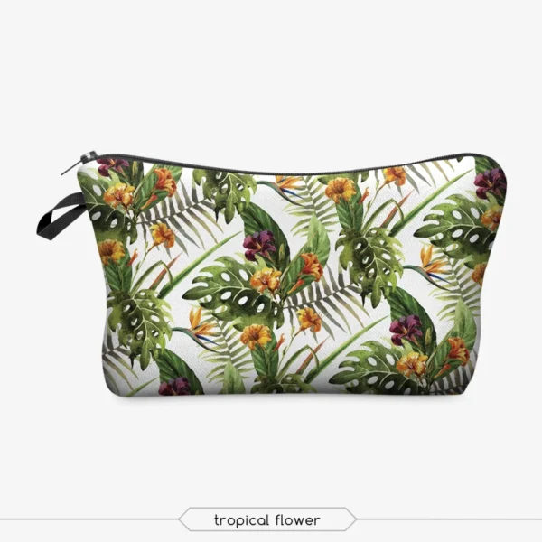 Sexy Red Lips Pattern Printed Cosmetic Bag Lady Fashion organizer bag Pouch For Trip Hot Sale Makeup Bag for Women