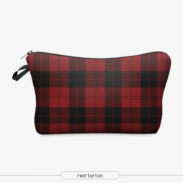 Sexy Red Lips Pattern Printed Cosmetic Bag Lady Fashion organizer bag Pouch For Trip Hot Sale Makeup Bag for Women