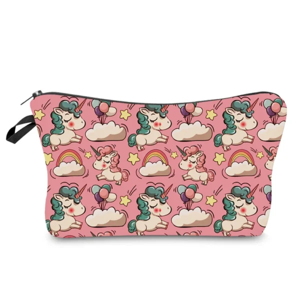 Sexy Red Lips Pattern Printed Cosmetic Bag Lady Fashion organizer bag Pouch For Trip Hot Sale Makeup Bag for Women