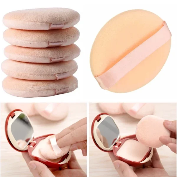 10pcs Professional Round Shape Facial Face Body Powder Foundation Puff Portable Soft Cosmetic Puff Makeup Foundation Sponge Lot