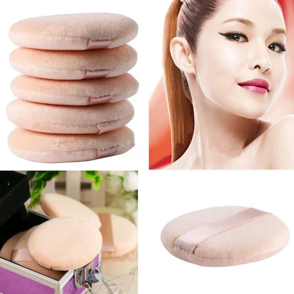 10pcs Professional Round Shape Facial Face Body Powder Foundation Puff Portable Soft Cosmetic Puff Makeup Foundation Sponge Lot
