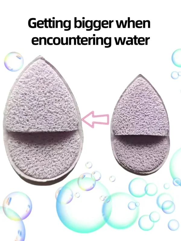 4/8/16pcs Face powder puff Natural Wood Pulp Sponge Face Wash Puff Foaming Face Puff Cosmetic Puff Face Cleansing Sponge