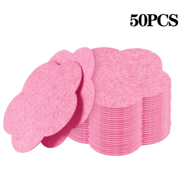 50PCS Compressed Face Wash Puff Natural Wood Pulp Sponge Foaming Face Puff Cosmetic Puff Face Cleansing Sponge
