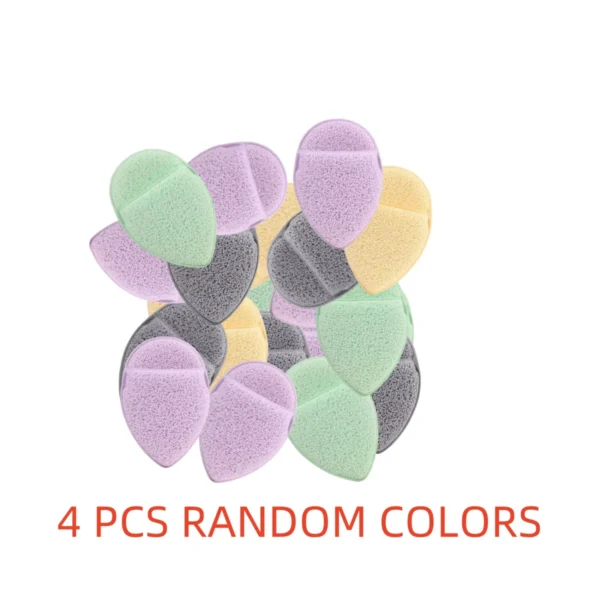 4/8/16pcs Face powder puff Natural Wood Pulp Sponge Face Wash Puff Foaming Face Puff Cosmetic Puff Face Cleansing Sponge
