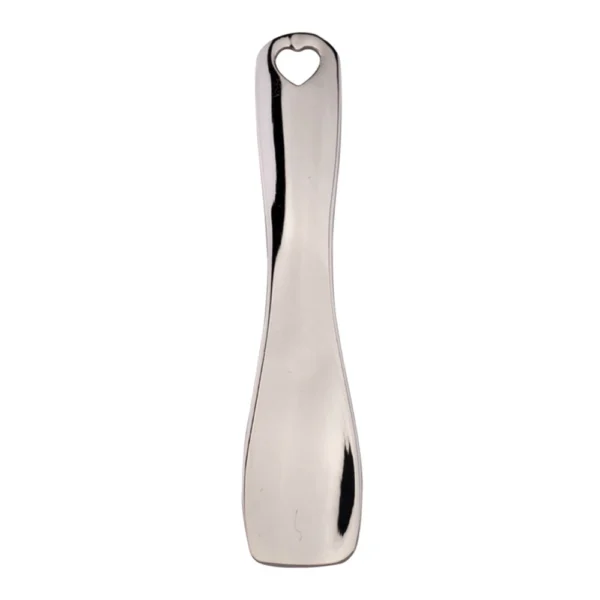 Metal Zinc Reusable Face Gold Silver Body Makeup Mask Cream Spoon Cosmetic Spoons Cosmetic Spatula Curved Scoop