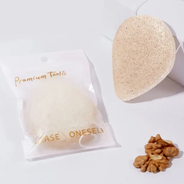 Make Up Removal Water Drop Walnut Seeds Bath Sponge Beauty Women Face Deep Cleaning Pads Reusable Soft Face Wash Puff Cosmetic
