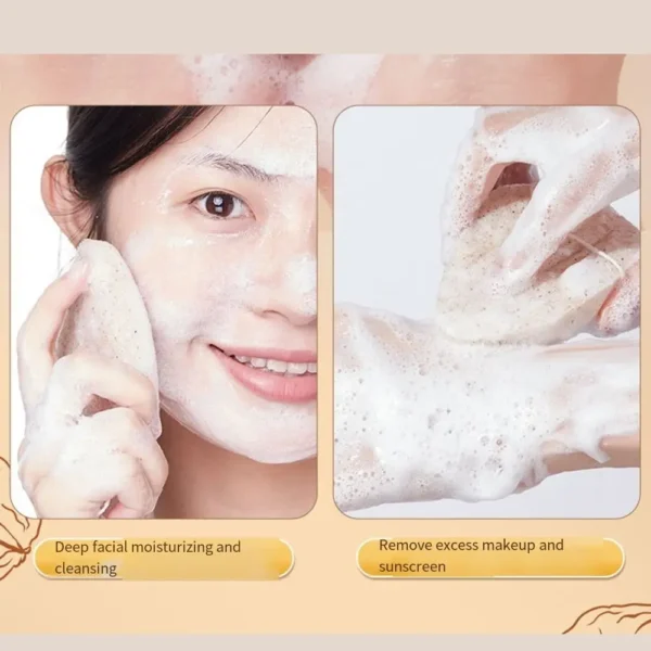 Make Up Removal Water Drop Walnut Seeds Bath Sponge Beauty Women Face Deep Cleaning Pads Reusable Soft Face Wash Puff Cosmetic