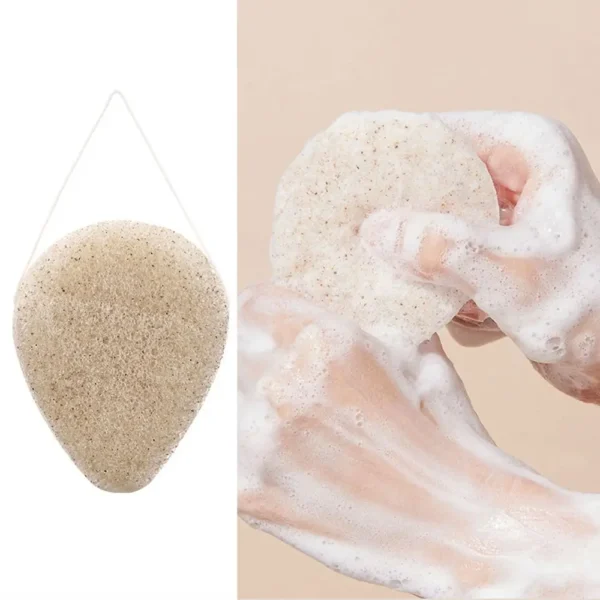 Make Up Removal Water Drop Walnut Seeds Bath Sponge Beauty Women Face Deep Cleaning Pads Reusable Soft Face Wash Puff Cosmetic